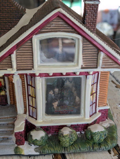 Ceramic Christmas village house