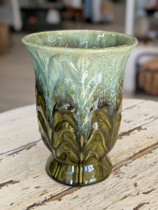 Green vase