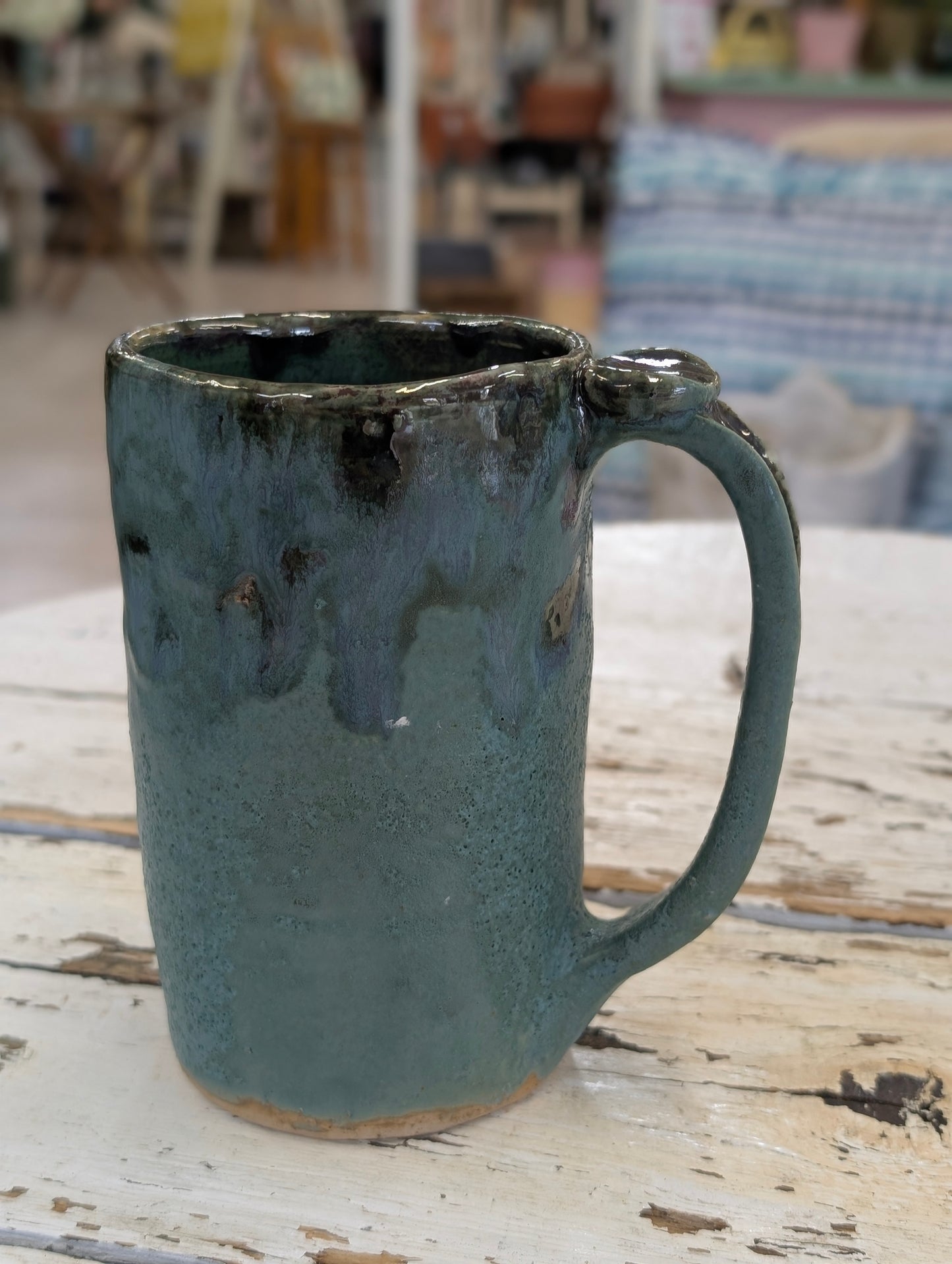 Blue mug