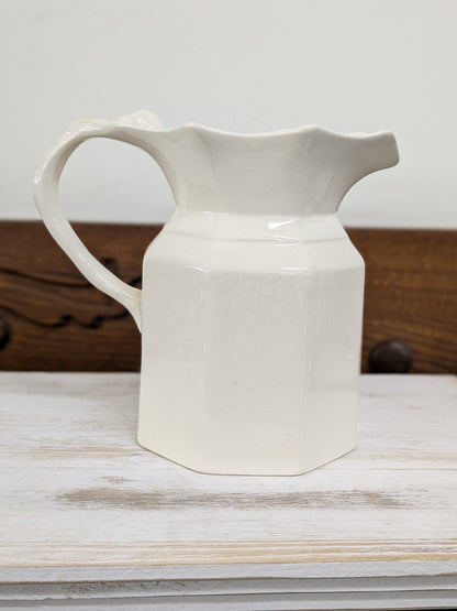 Mason ironstone white jug