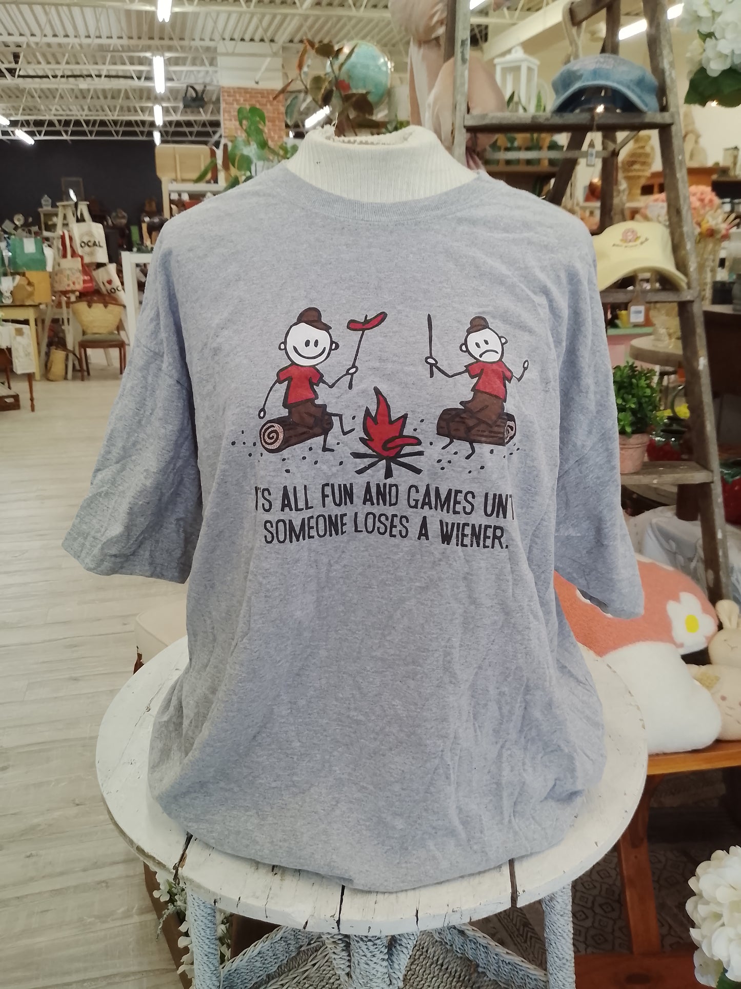 It's all fun until... tee -XL