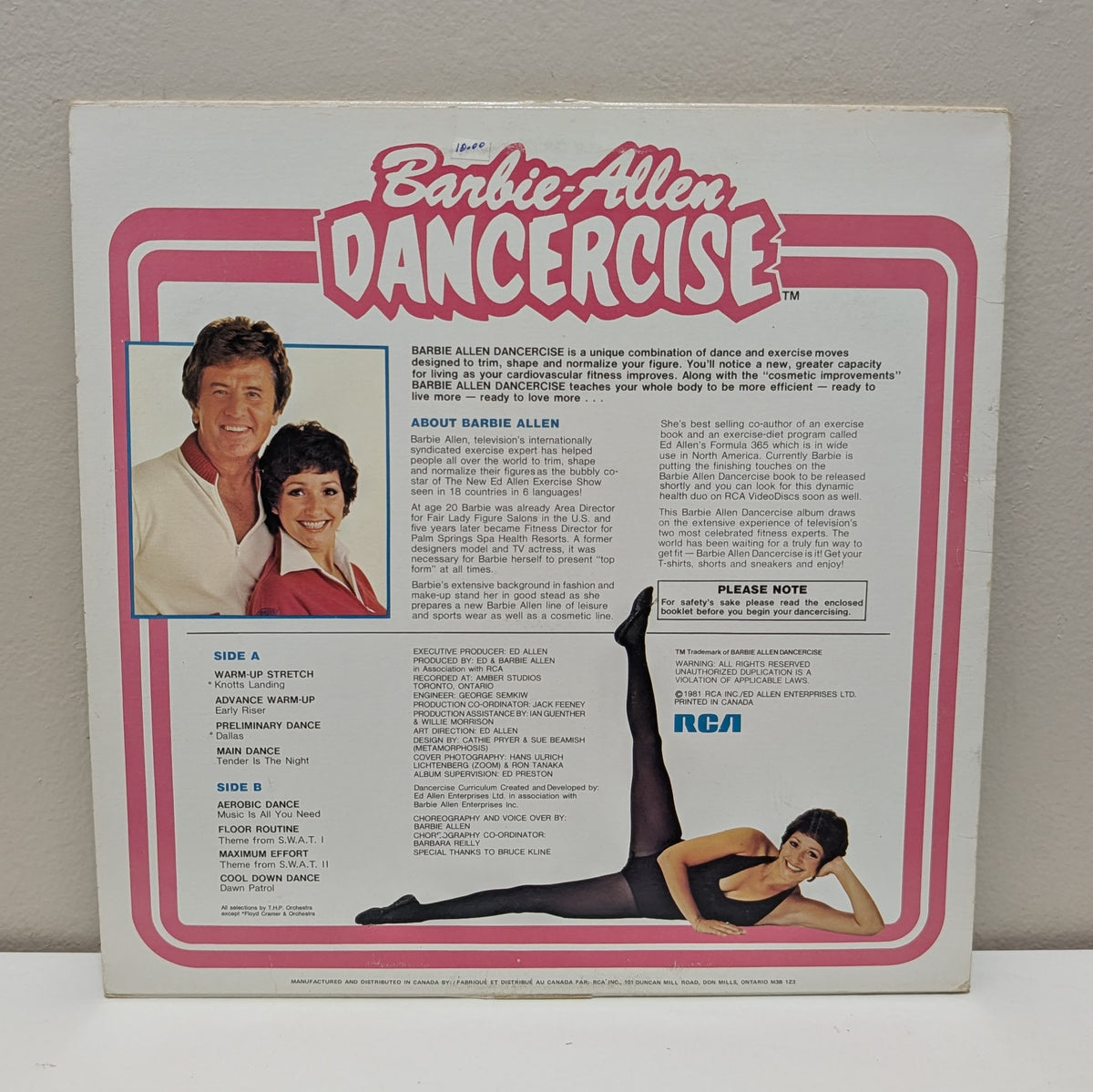 Barbie Allen Dancercise LP