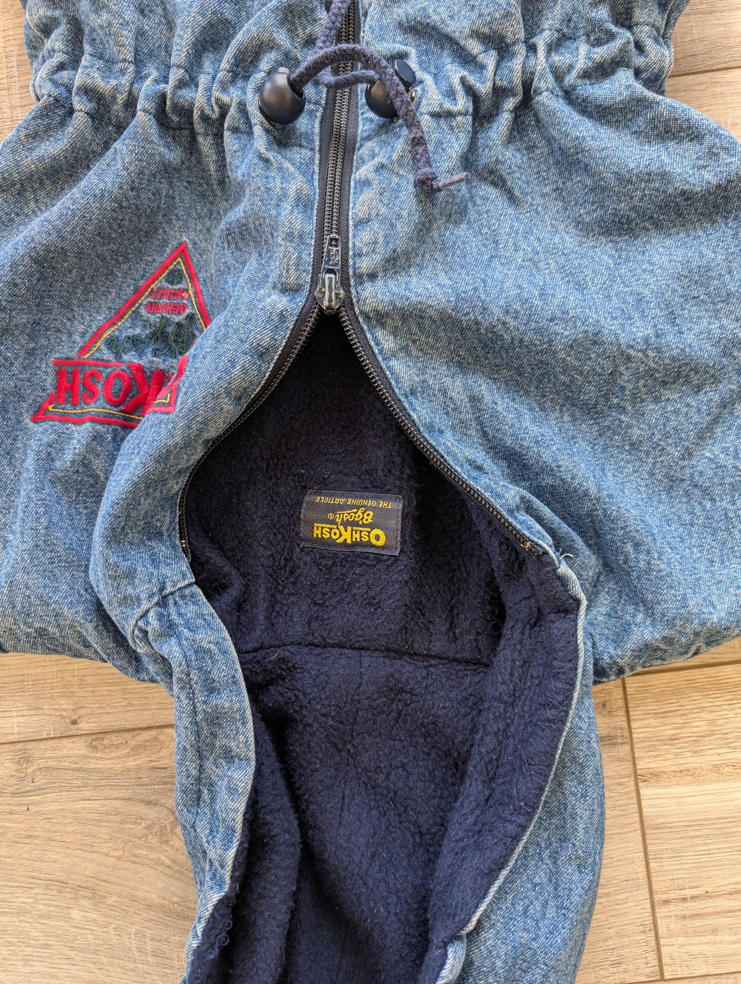 Vintage Oshkosh Jean zip up jacket