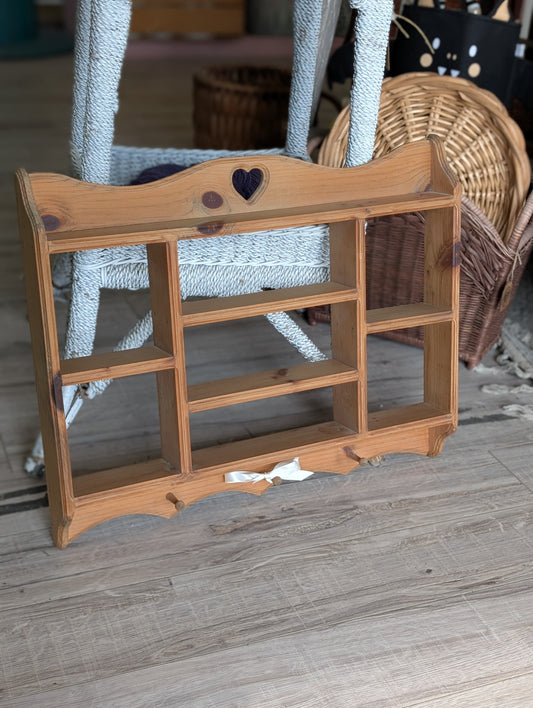 Wooden knic knac shelf