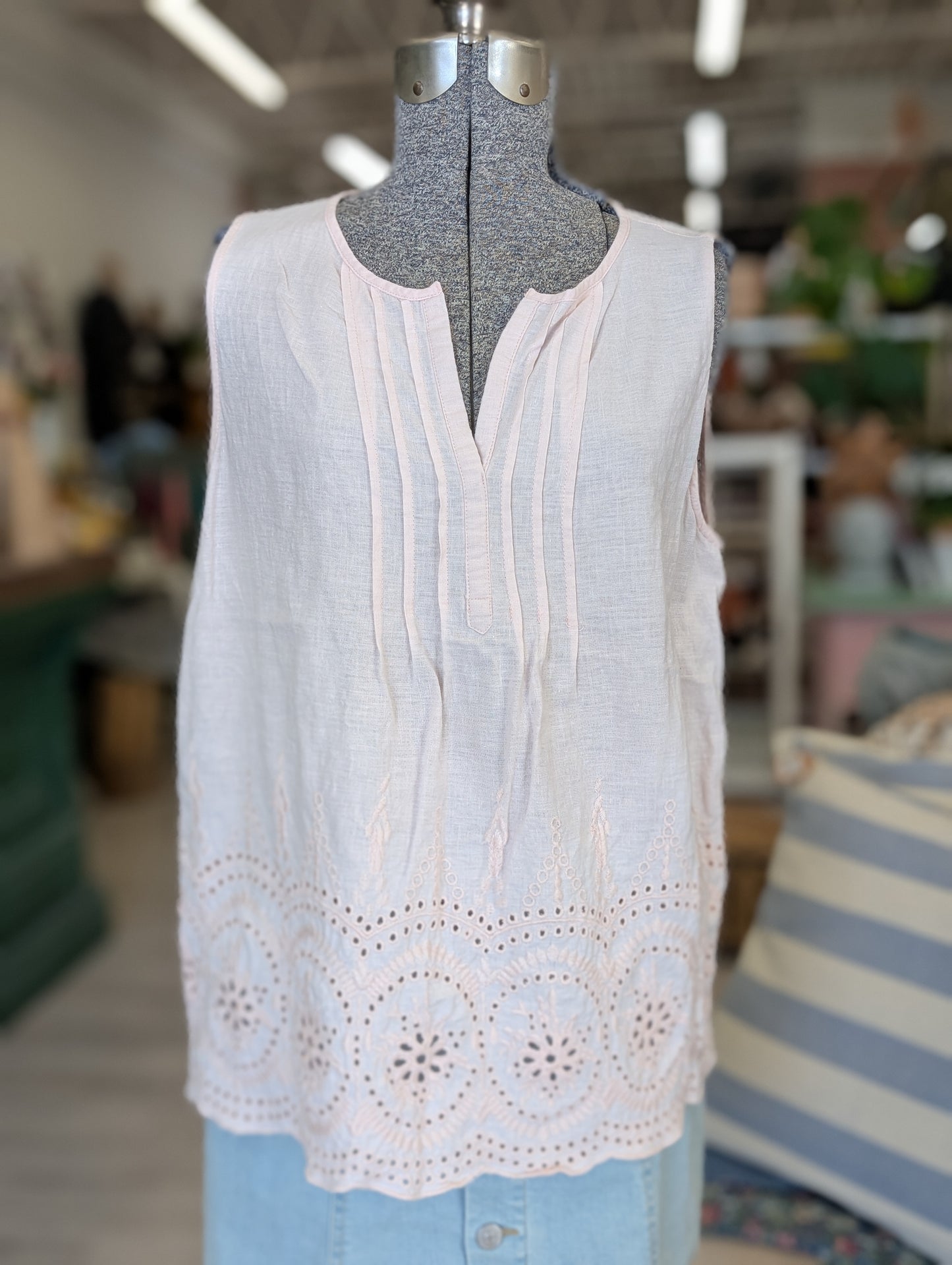 Light pink blouse
