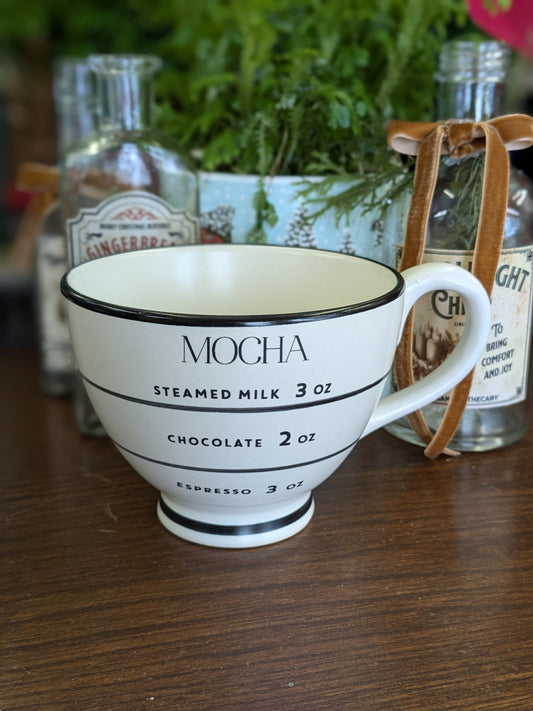 Mocha cup - indigo