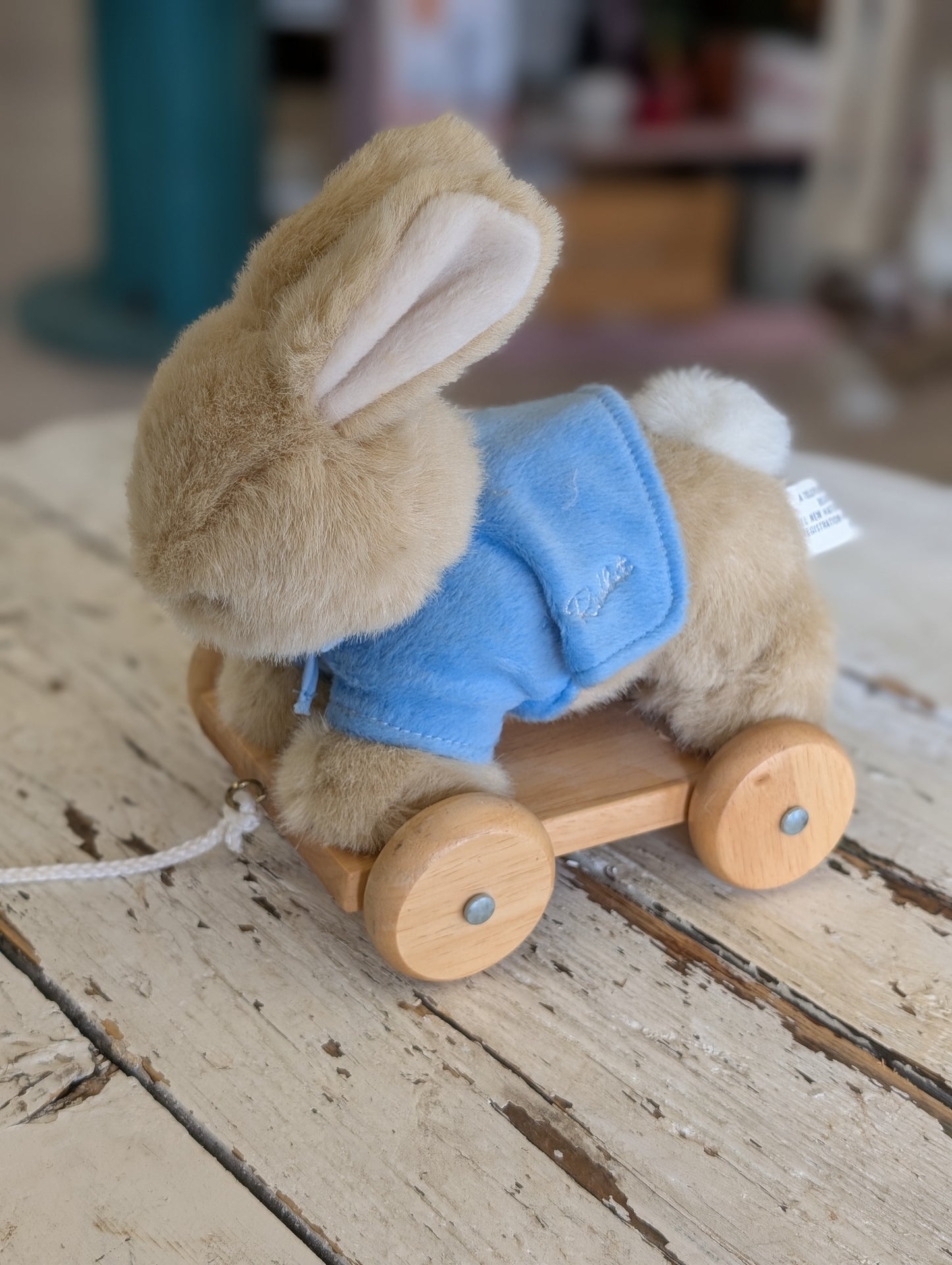 Peter rabbit pull along