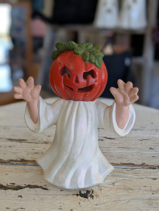 Ceramic pumpkin ghost