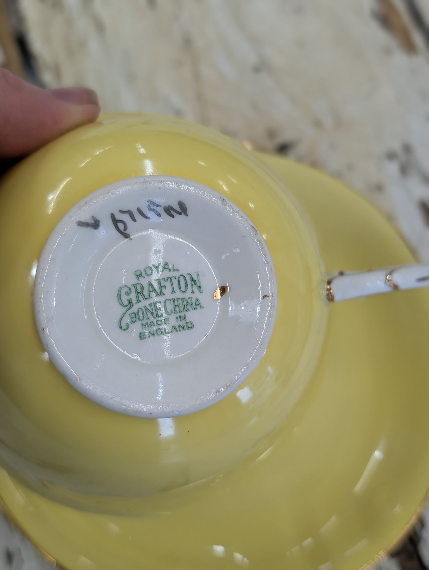 Royal Graton Yellow Teacup