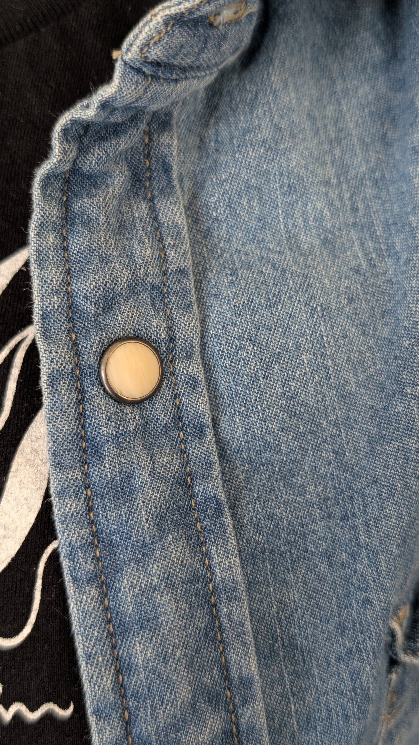 Jean button shirt