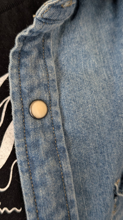 Jean button shirt