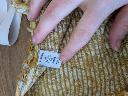 Mustard summer dress xl