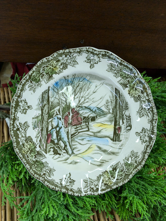 Johnson Bros desert plate - sugar maple