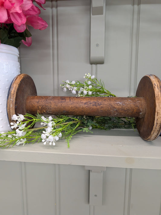 Large wooden spool