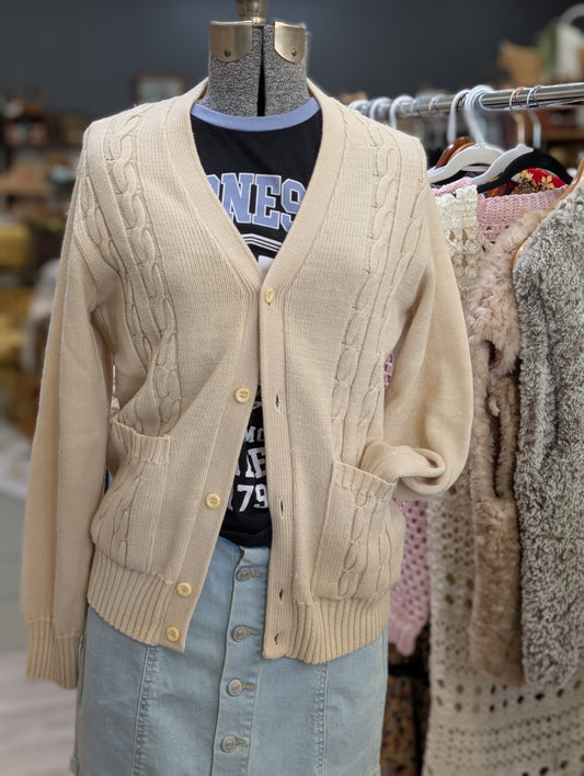 Cream cardigan