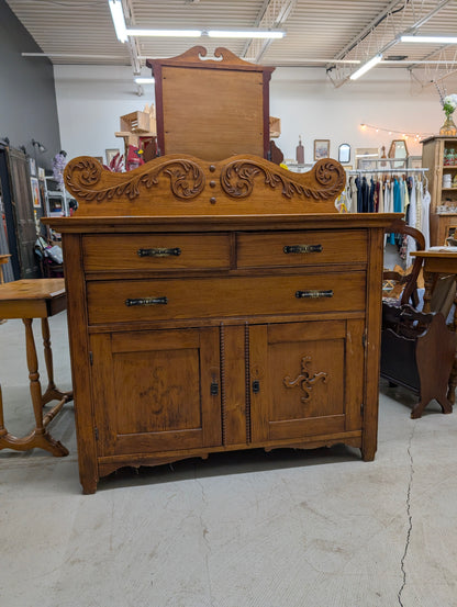 Wood buffet