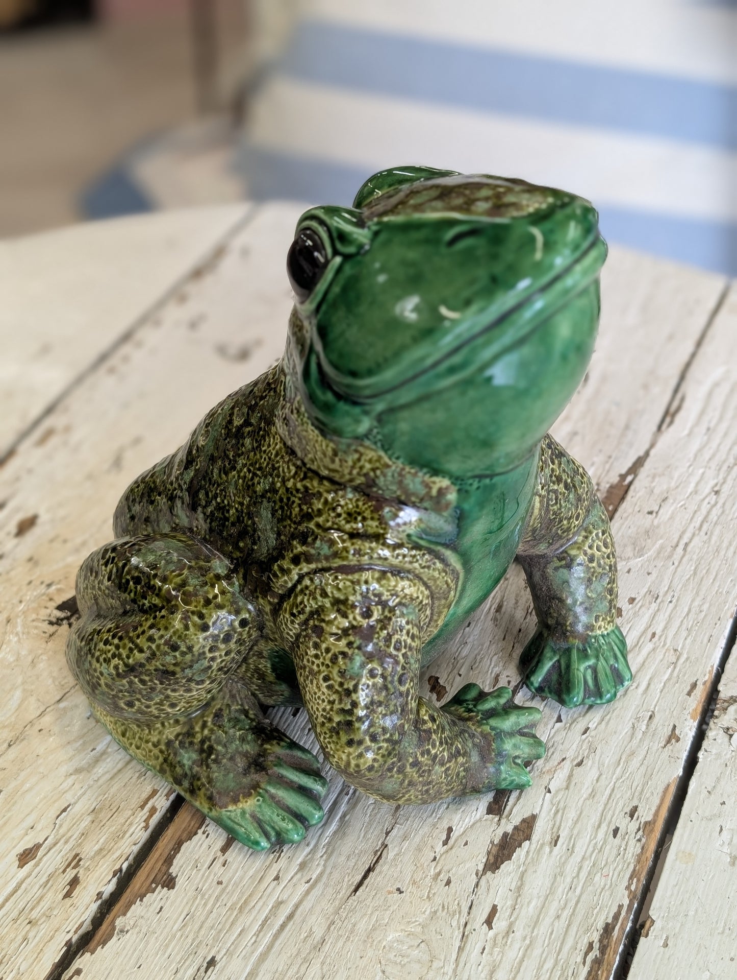 Ceramic frog