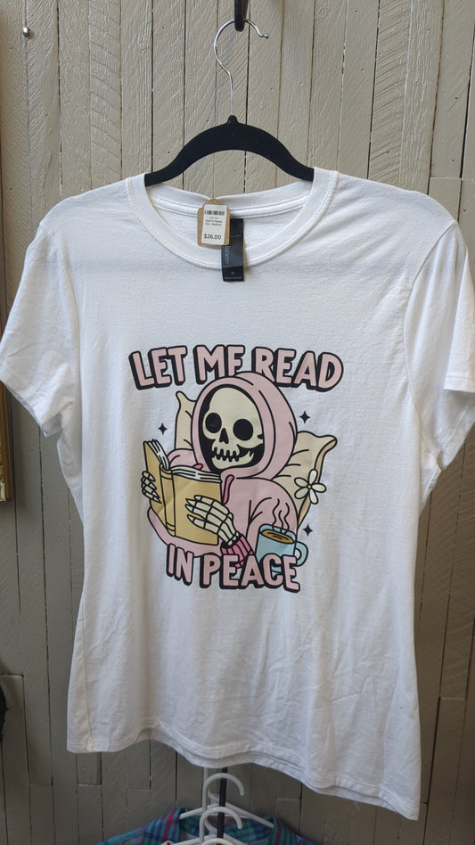 Read In Peace T-Shirt - Size M