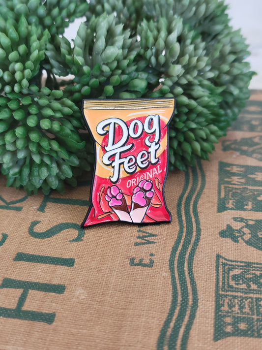 Dog feet Pin