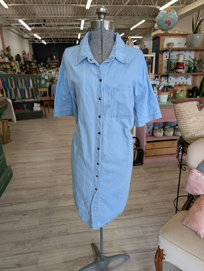 Jean dress large