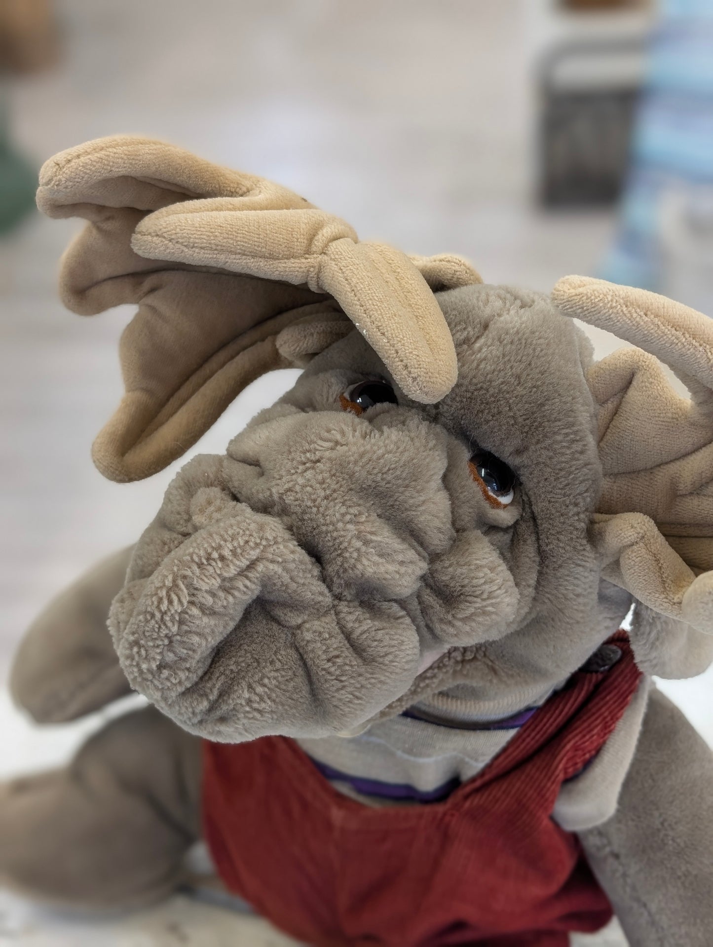 Wrinkles moose puppet