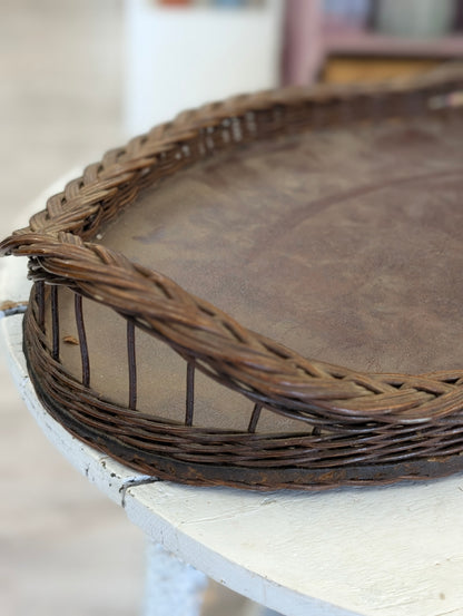 Wicker tray