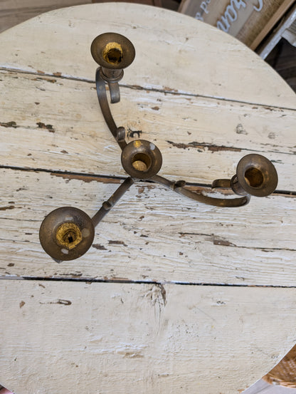 Three candle stick holder