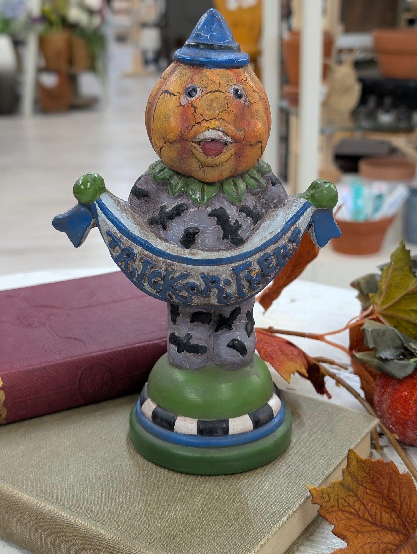 Ceramic pumpkin Man