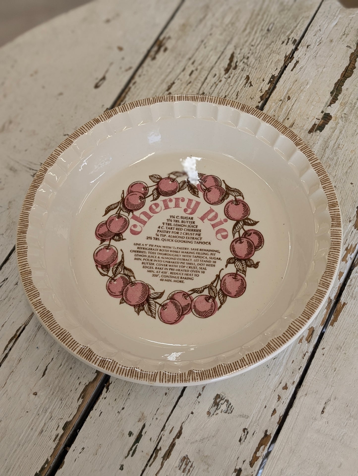 Chery Pie Plate
