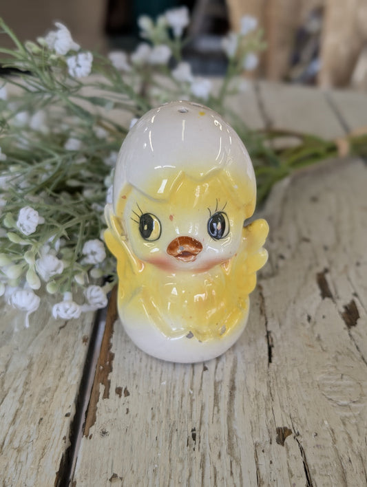 Vintage chick salt shaker