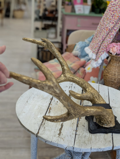 Large wall hanging faux antlers