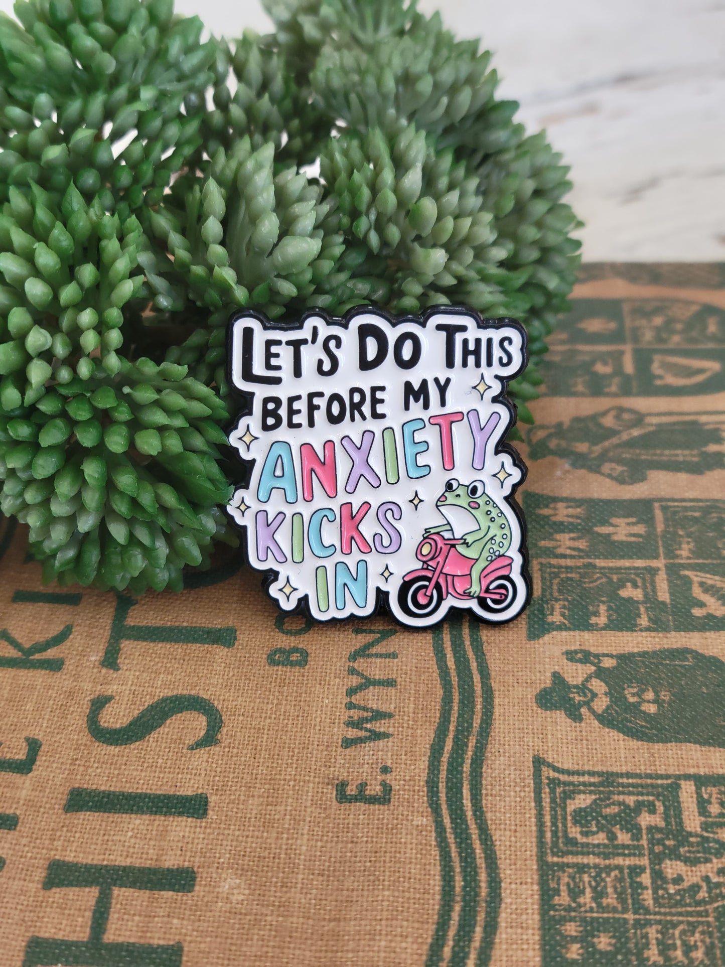 Anxiety kicks in Pin