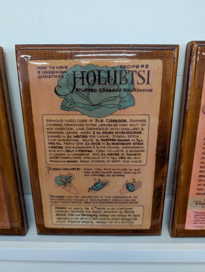 How To Have A Ukrainian Christmas - Set of 3 Wall Hangings