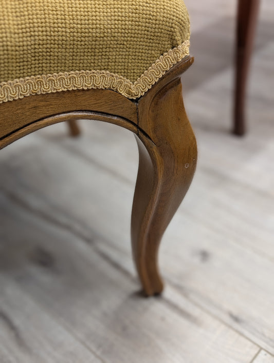 Embroidered stool