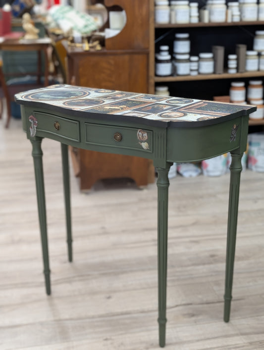 Green Hall Table