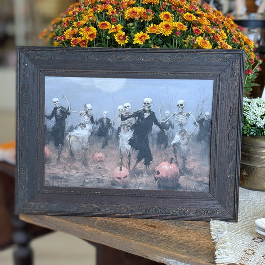 Dancing Ghouls framed print