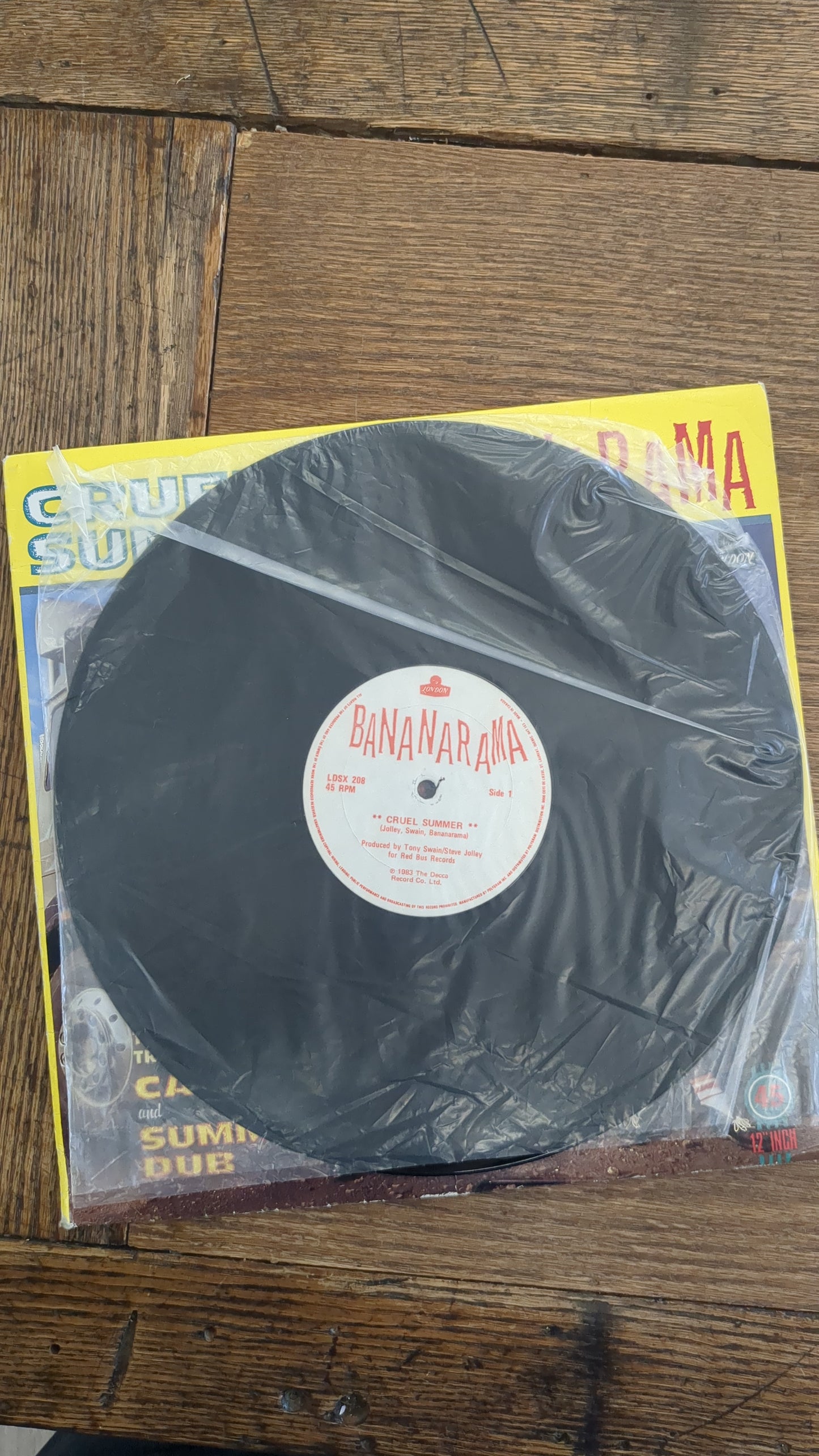 Bananarama Cruel Summer 12" 45 rpm