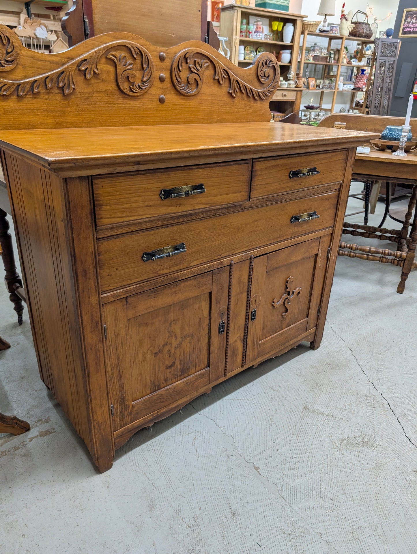Wood buffet
