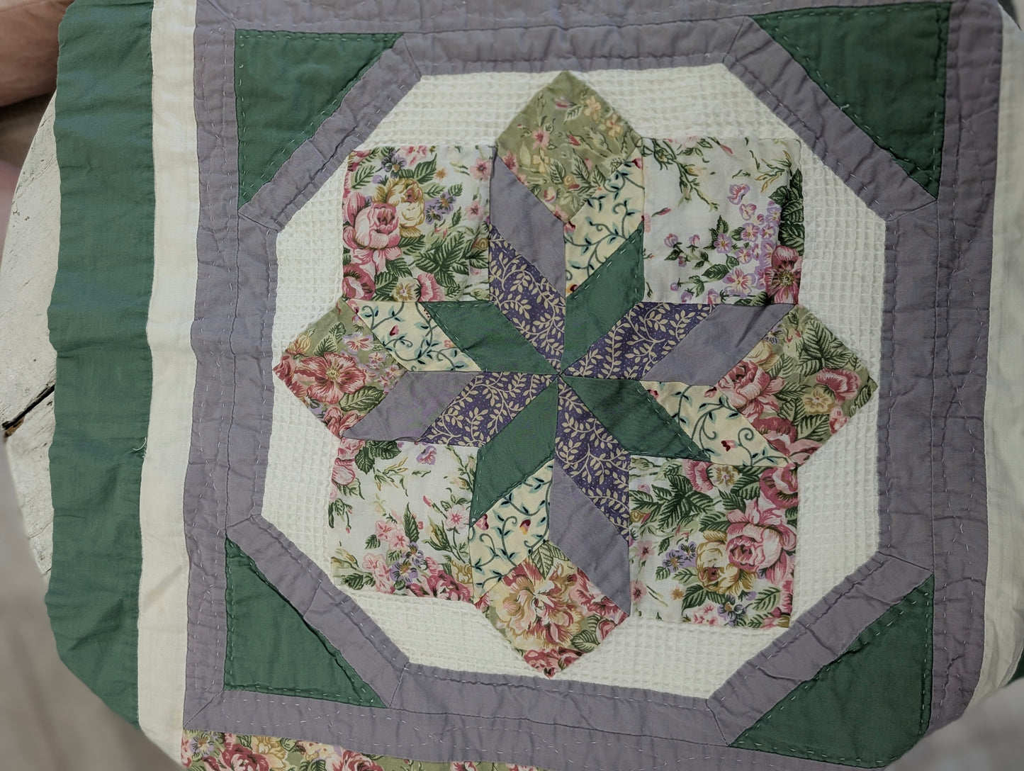Quilt pillow cover