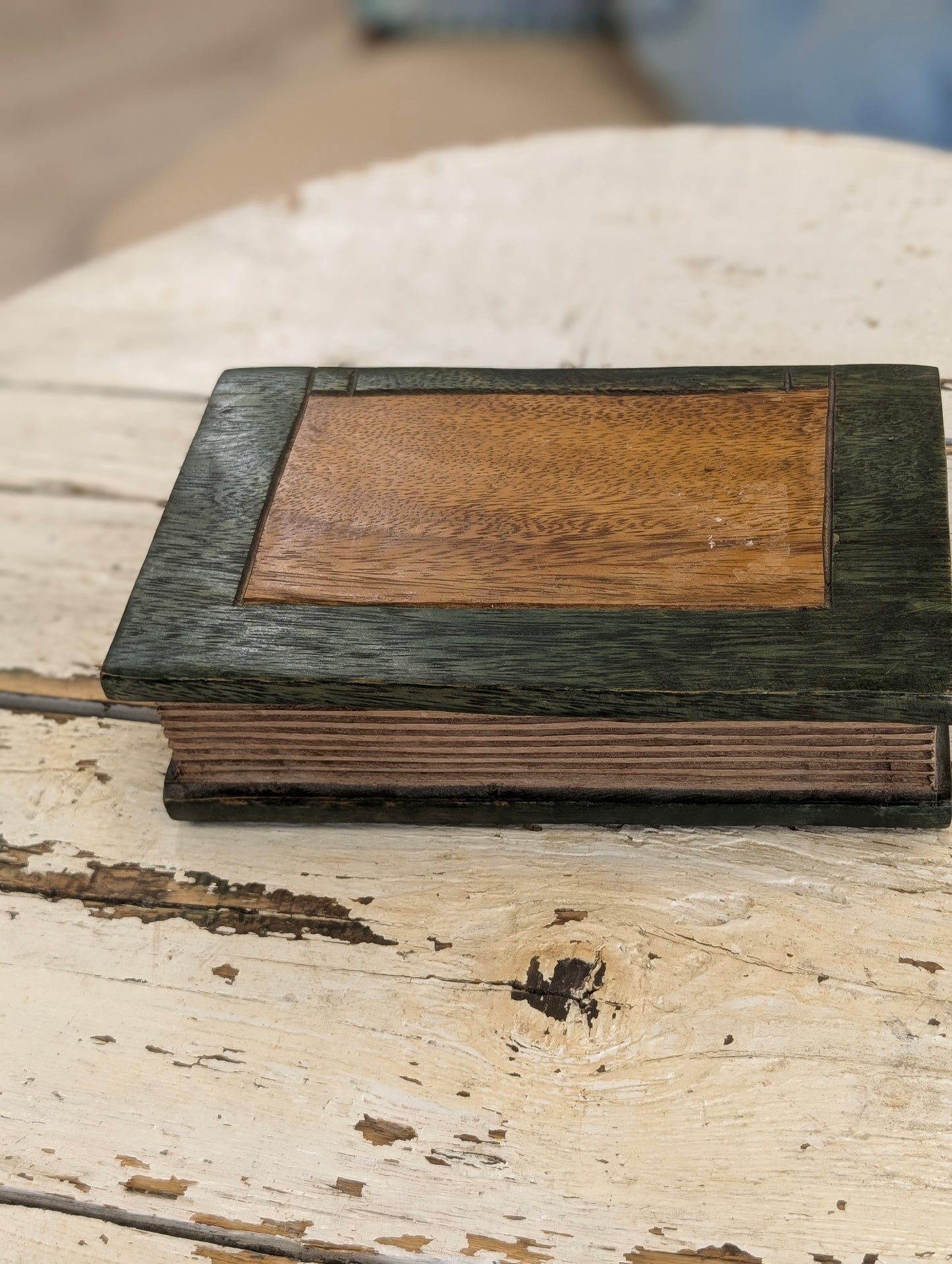 Wooden box book