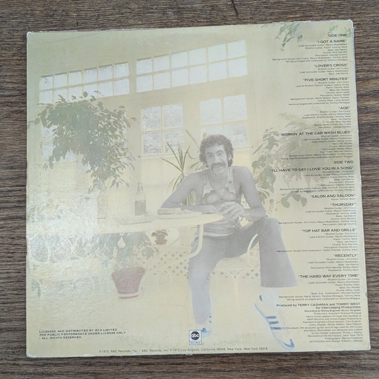 Jim Croce I Got A Name LP