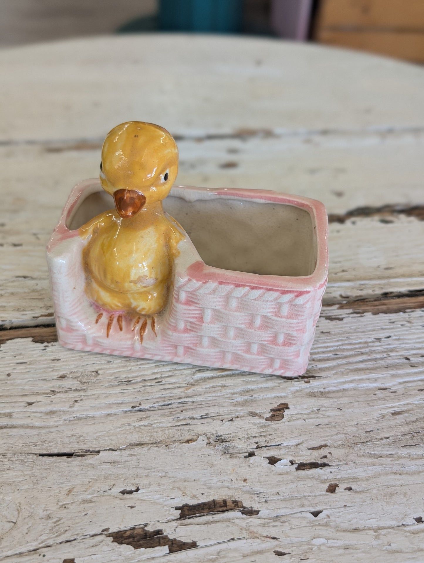 Ceramic chick planter