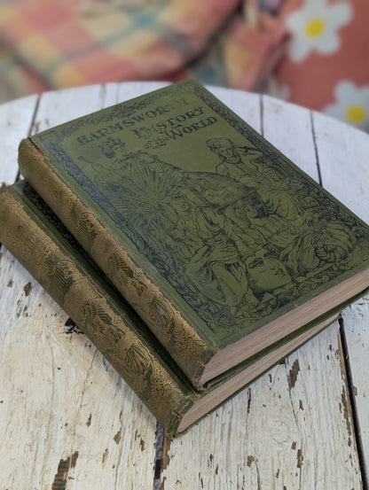 Set of antique books