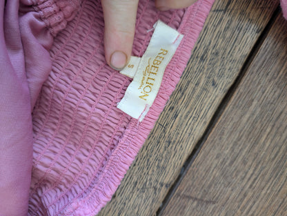 Pink summer dress small
