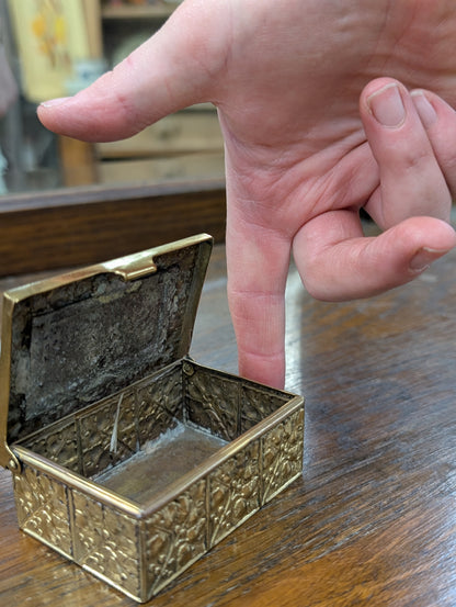 Mini brass box