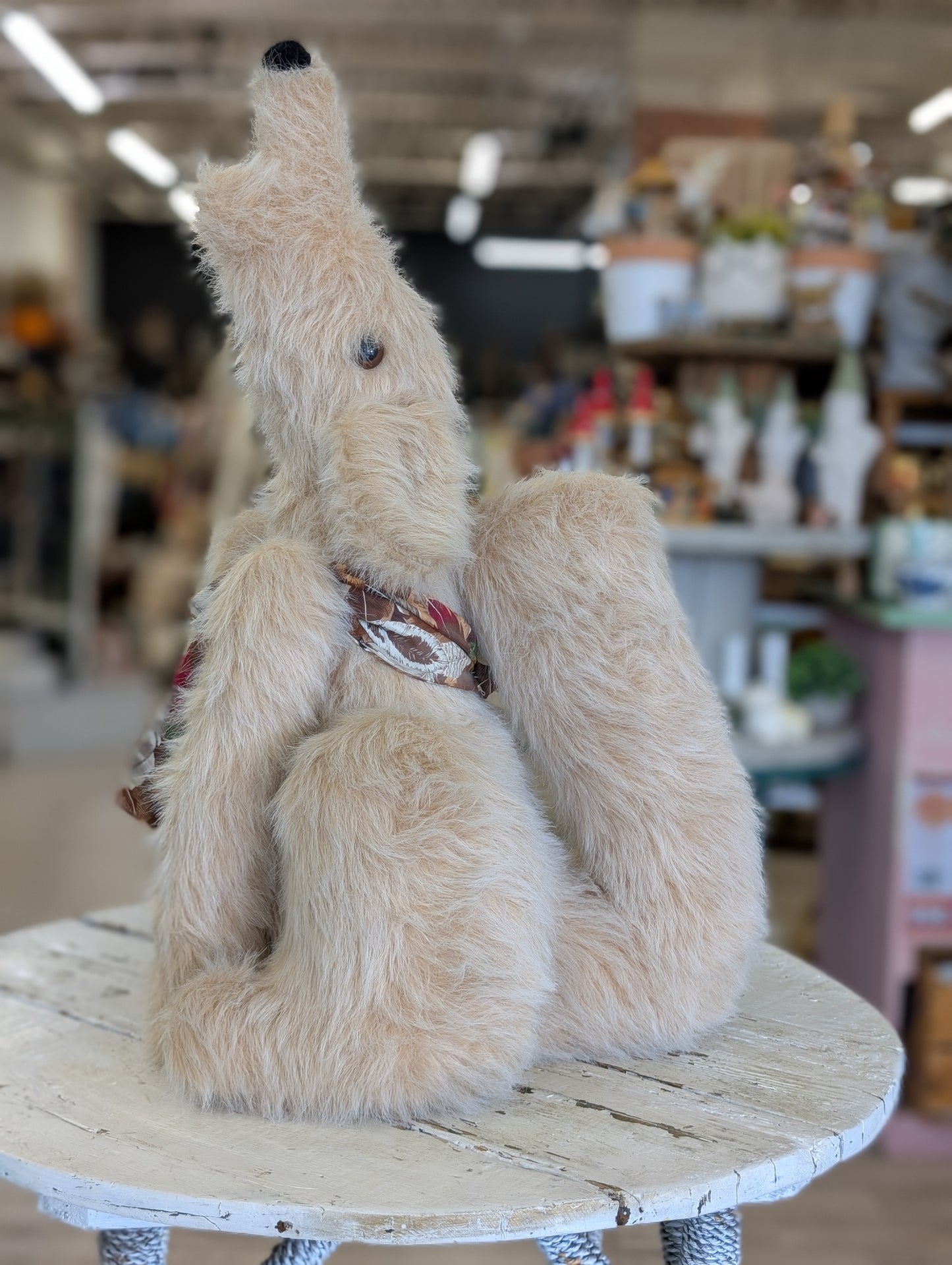 Howling coyote stuffed animal