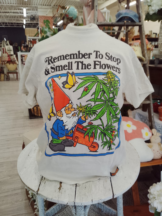 Steven Rhodes (Smell the Flowers) tee - M