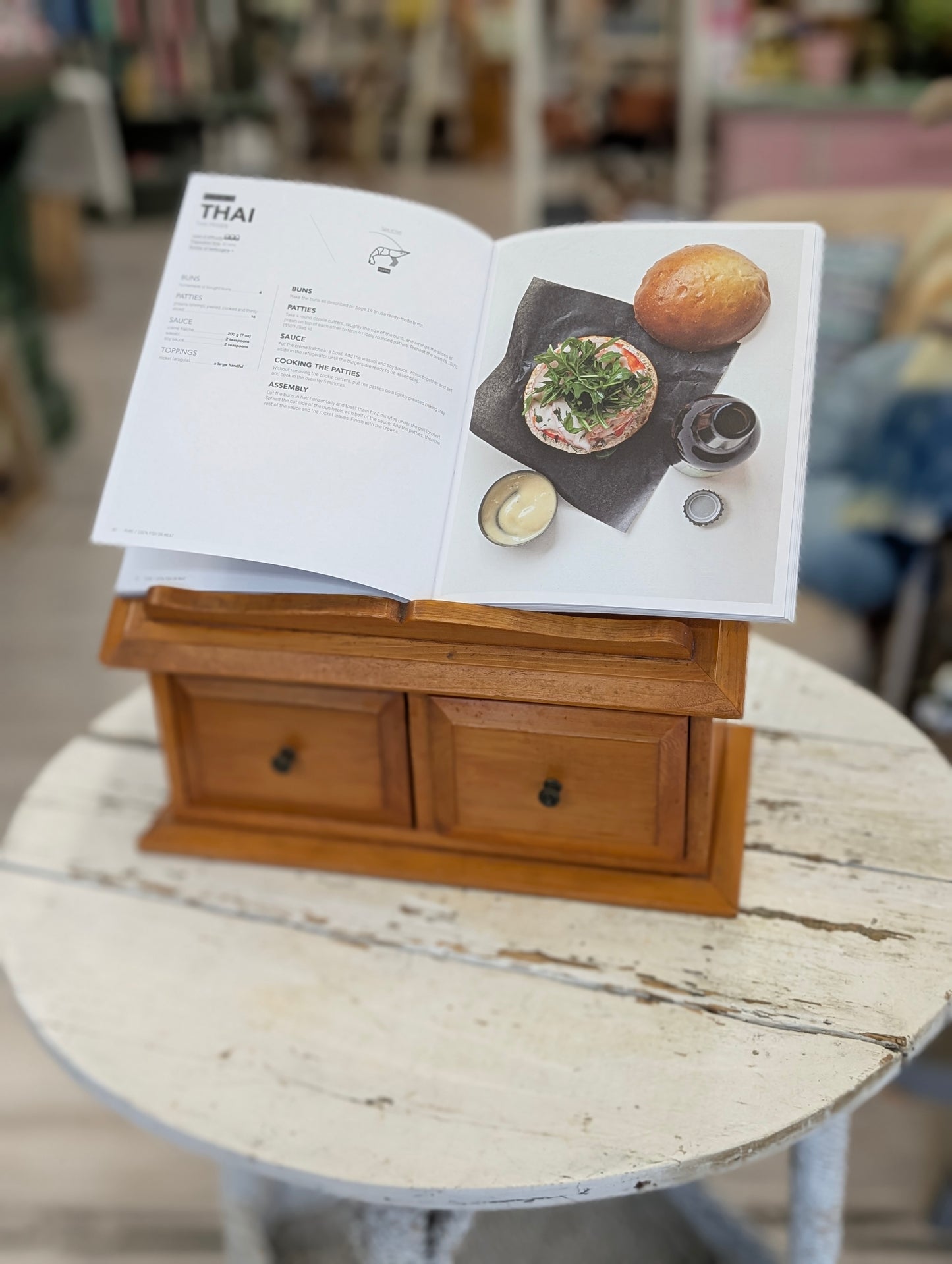 Cookbook / storage box