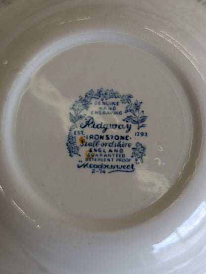 Ridgeway ironstone bowl set of 2