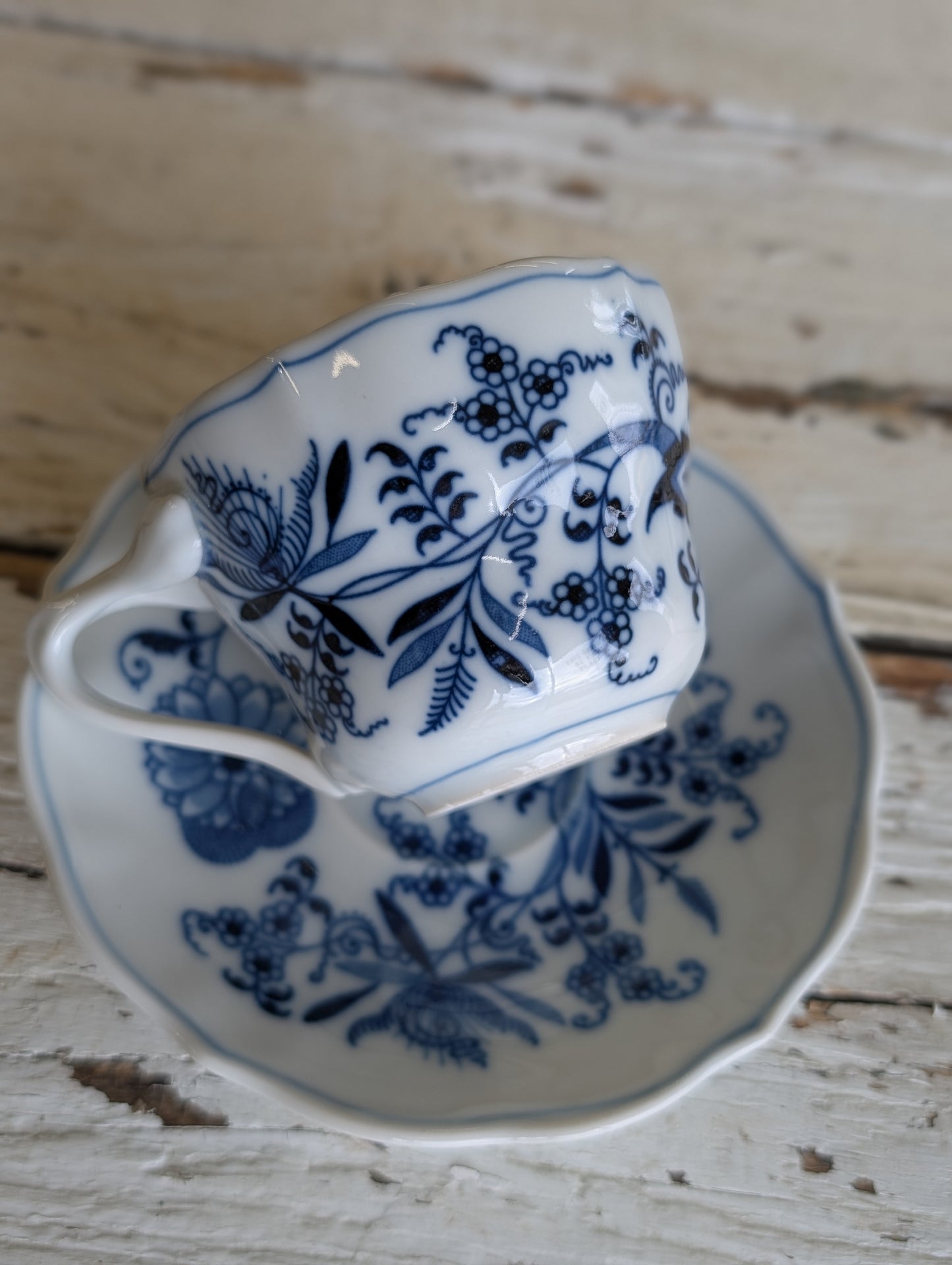 blue Danube Pattern Teacup